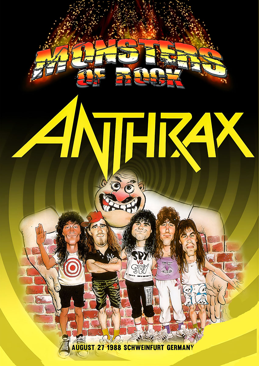 Anthrax Style Pop Art Music Canvas Print & Poster Wall Art - AI PRINT LAB